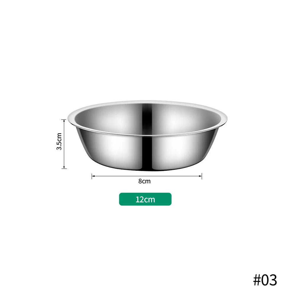 Stainless Steel Pet Food Bowl for Dogs and Cats