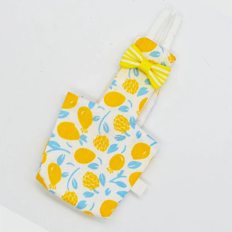 حفاض طائر الببغاء بنقش زهري مع بدلة طيران و ربطة قابلة للغسل