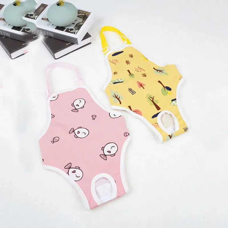 Adjustable Dog Diaper Pants with Suspenders