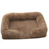 Large Dog Bed with Plush Cover and Removable Pad