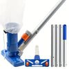 Pool Vacuum Cleaner with 4-Section Pole for Above Ground Pools & Spas