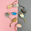 Rattle Cat Mouse Toys with Catnip - Faux Fur Interactive Cat Toys