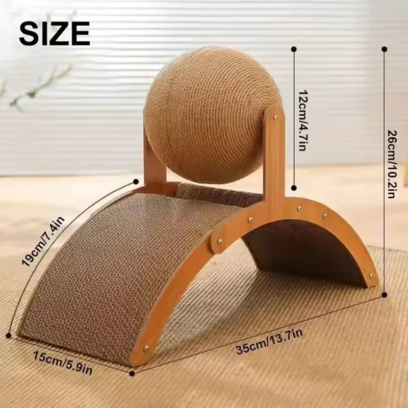 Ferris Wheel Cat Scratcher with Sisal Ball
