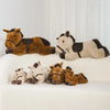 Lying Horse Plush Toy – Soft Stuffed Animal for Lounge & Decor