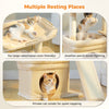 Compact Cat Tree Tower with Sisal Scratching Posts and Cozy Perches