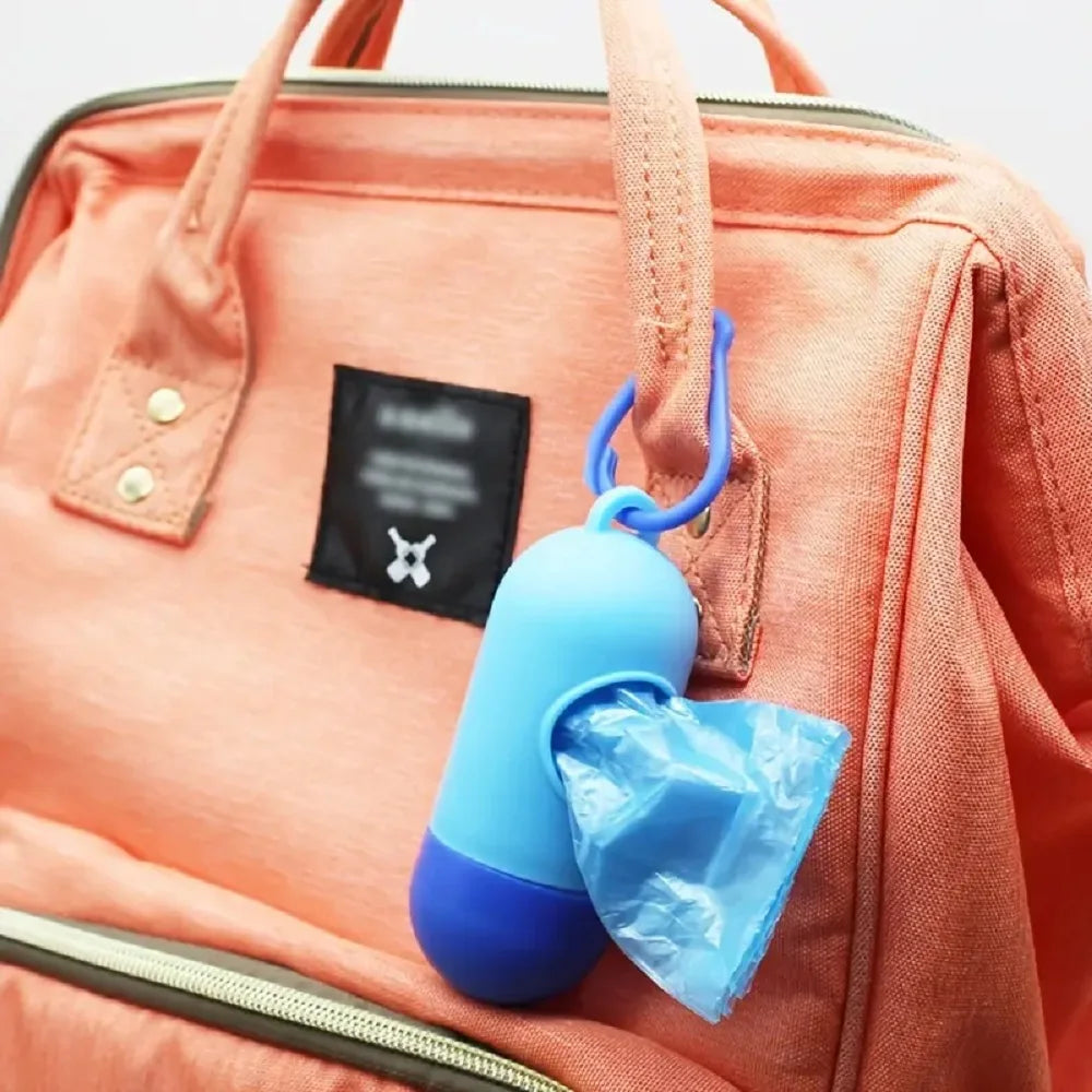 Stroller Hanging Trash Bag Dispenser with Disposal Bags