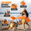 Adjustable Dog Life Vest for Swimming and Water Safety