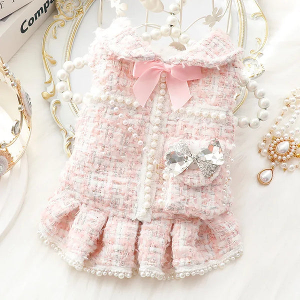 Winter Princess Pet Dress - Luxury Costume