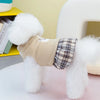 Vestido Clásico de Cuadros para Perro