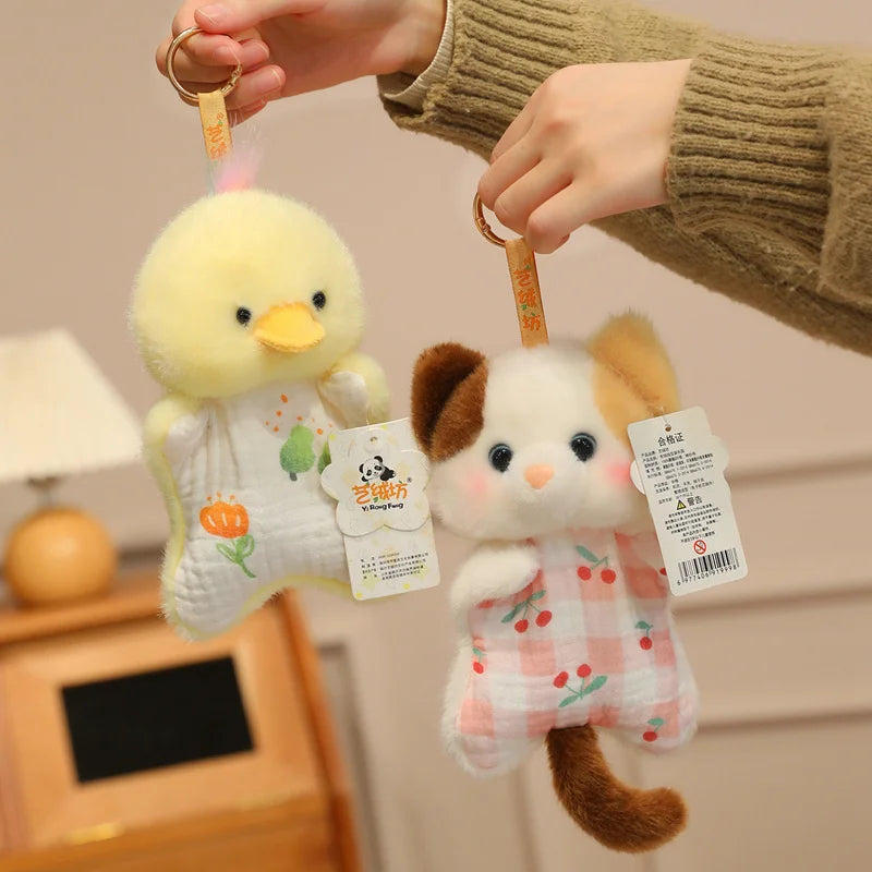 Adorable Cartoon Bean Bag Plush Toy – Soft Forest Animal Stuffed Doll