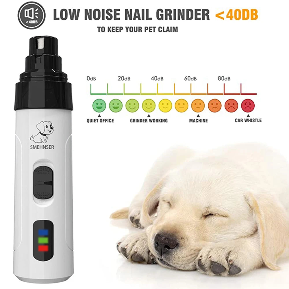 Electric Pet Nail Grinder for Dogs and Cats