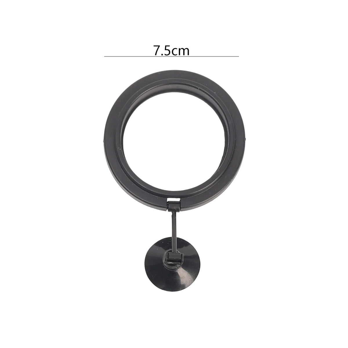 Comedero para peces de forma múltiple y anillo negro con mecanismo colgante
