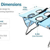 Pet Grooming Hammock with Stand – Adjustable Nail Trimming Restraint Sling for Small to Medium Dogs and Cats