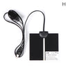 Schwarze, verstellbare Heizmatte für Haustiere mit Kabel und Netzadapter für Reptilien und Amphibien