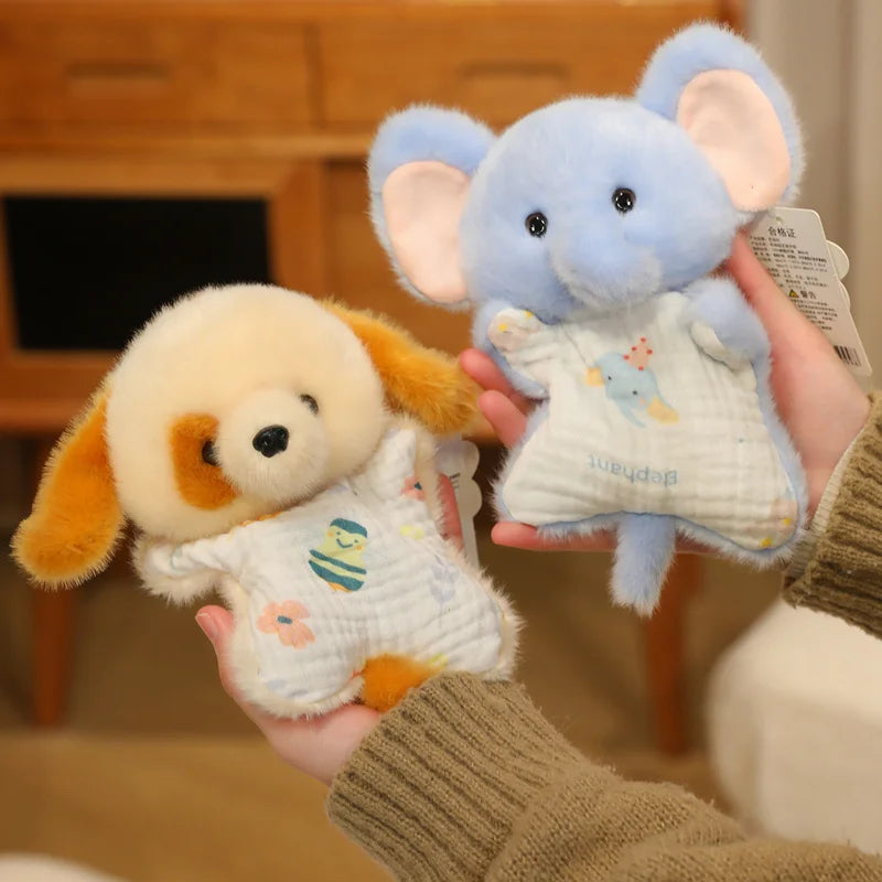 Adorable Cartoon Bean Bag Plush Toy – Soft Forest Animal Stuffed Doll
