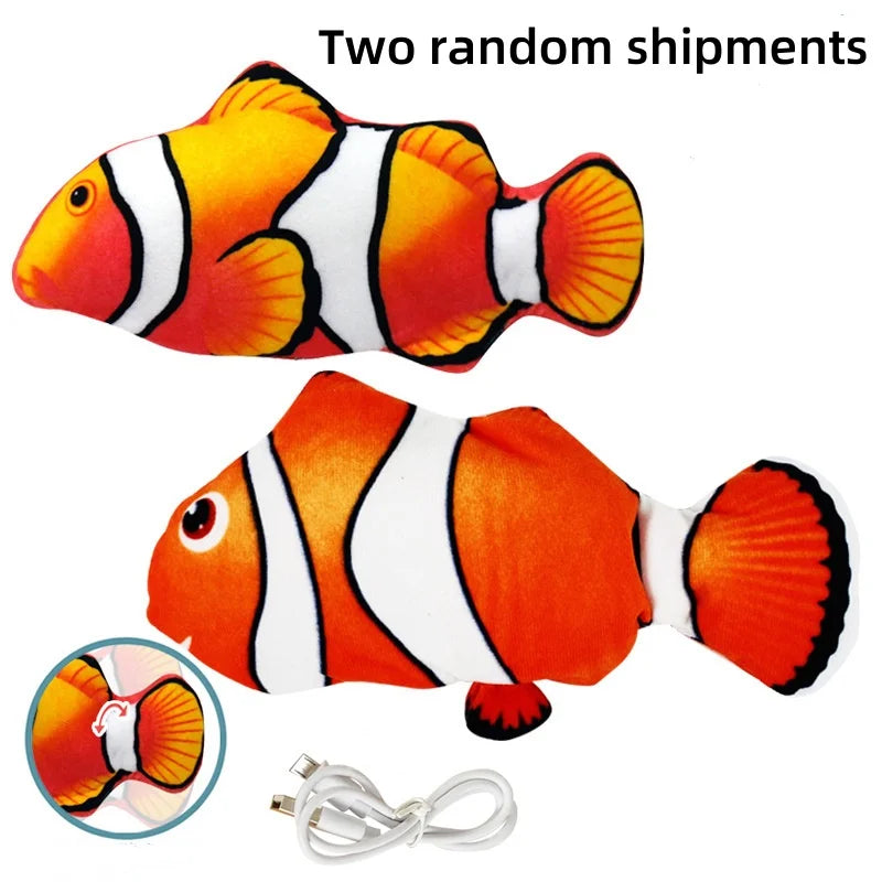 Interactive Floppy Fish Cat Toy with Motion Sensor