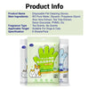 Gentle Pet Grooming Gloves with Disposable Wipes (6-Pack)