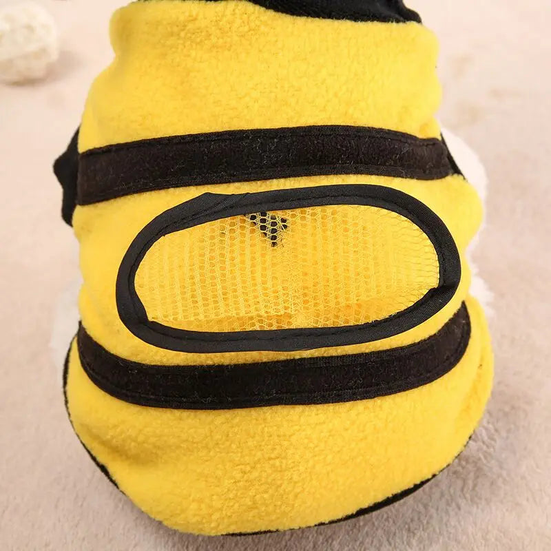 Disfraz de Abeja para Perro con Capa con Capucha
