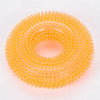 Bite-Resistant Squeaky Dog Chew Toy with Spiky Teething Ring