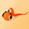 Interactive 360° Rotating Cat Toy with LED Light and Obstacle Avoidance