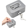 Portable Metal Money Safe Box with Key Lock
