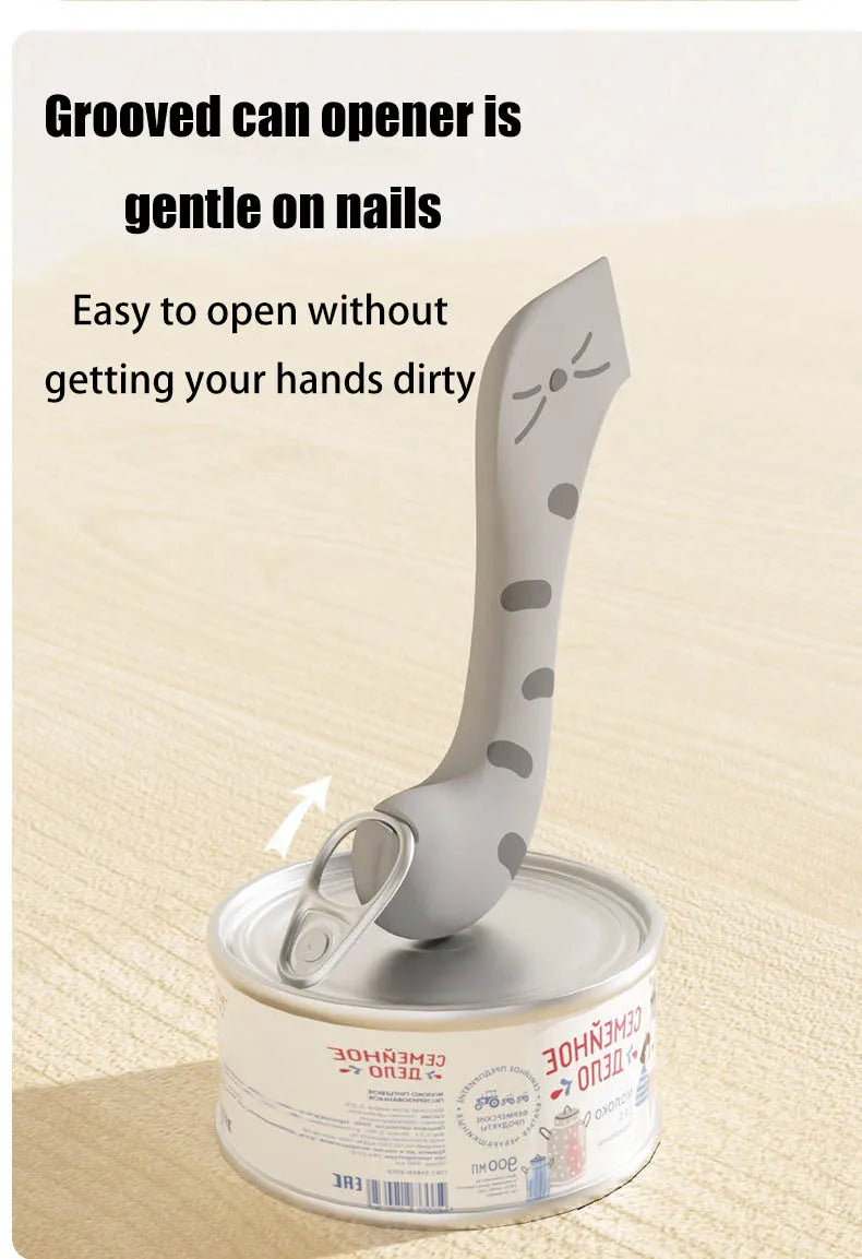 Silicone Pet Food Spoon with Airtight Can Lid