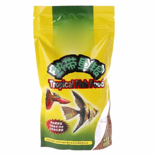 Tropical Fish Food Grain 88g for Guppy Lantern Fish