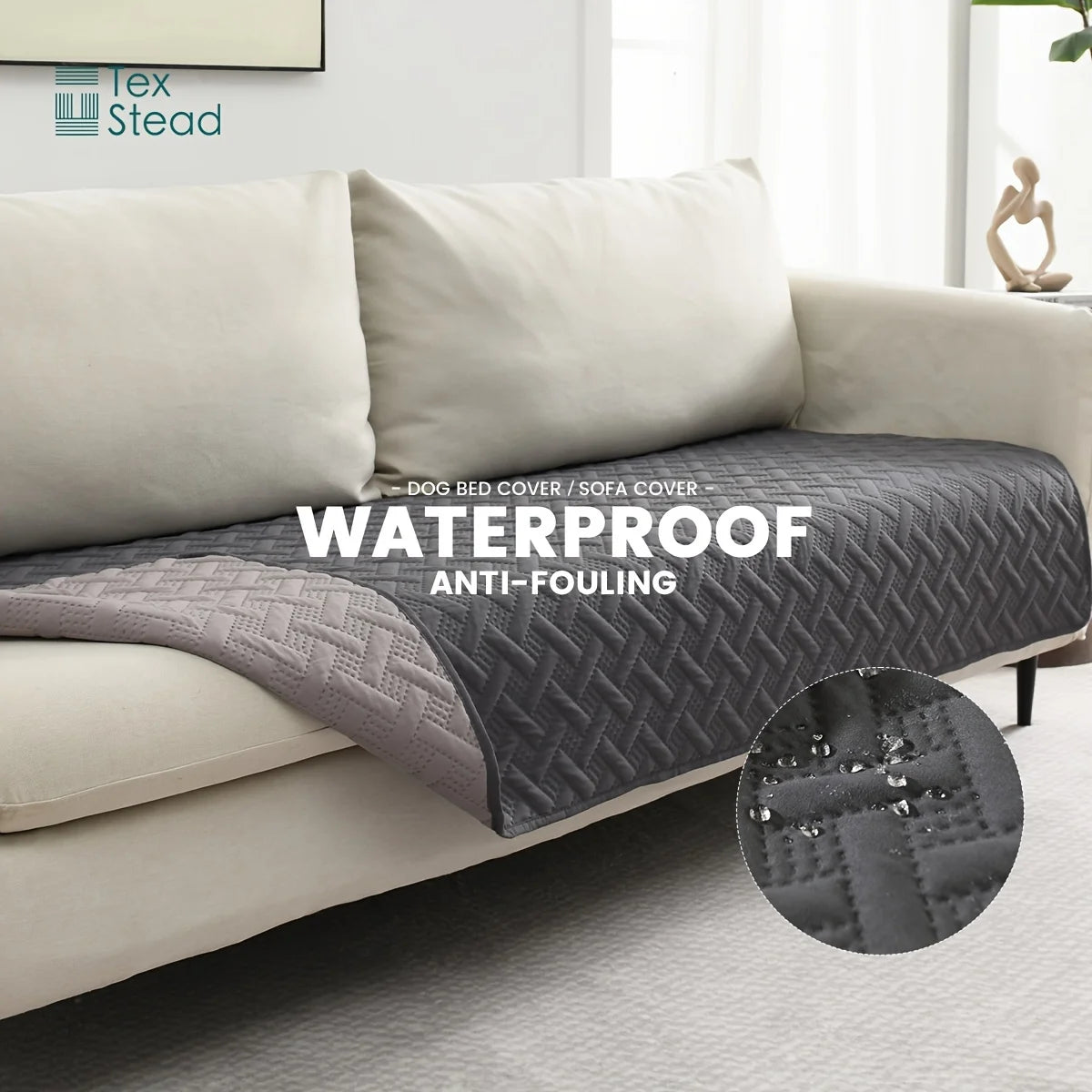 Reversible Anti-Hair Waterproof Pet Mat with Sofa Cover
