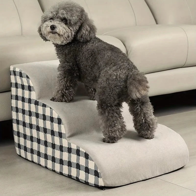 High-Density Foam Pet Stairs for Small Dogs