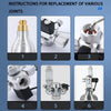 Digitaler CO2-Regulator für Aquarien mit Magnetventil und Blasenzähler
