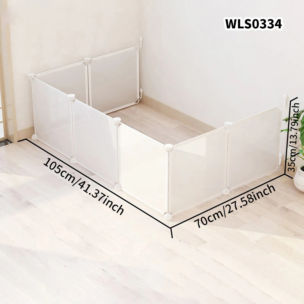 Modular Pet Playpen with Easy Assembly