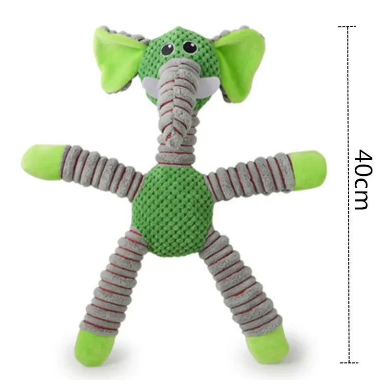 Juguete de Peluche Resistente y Sonoro para Perros