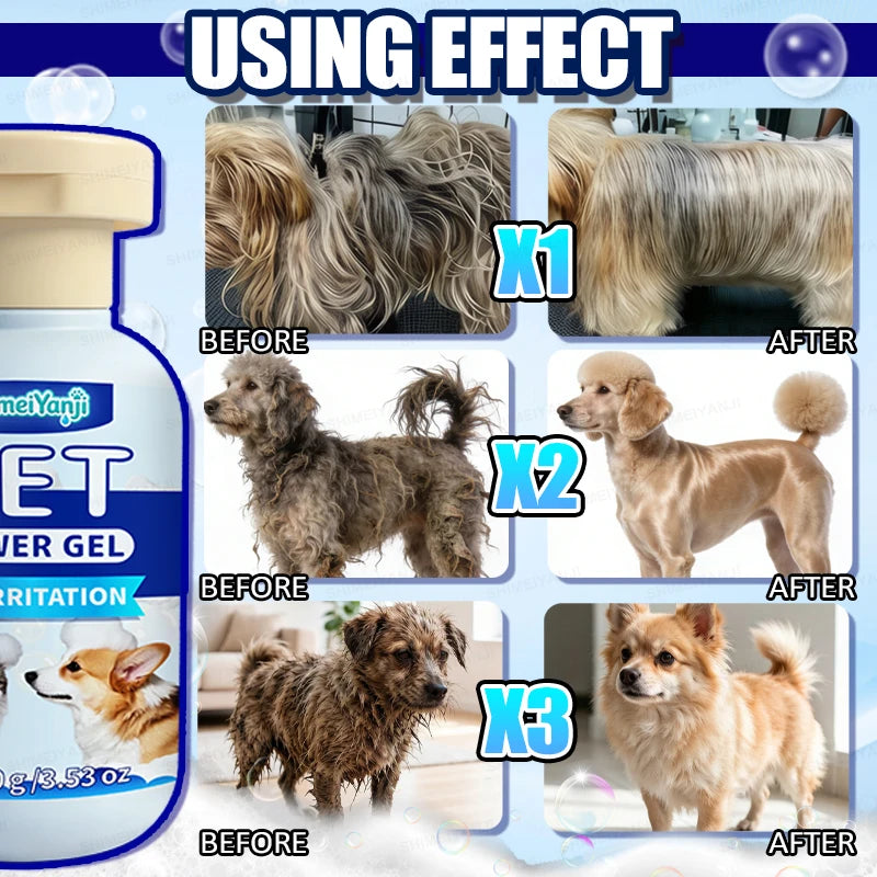 Gentle Hypoallergenic Shampoo & Conditioner Set for Dogs and Cats