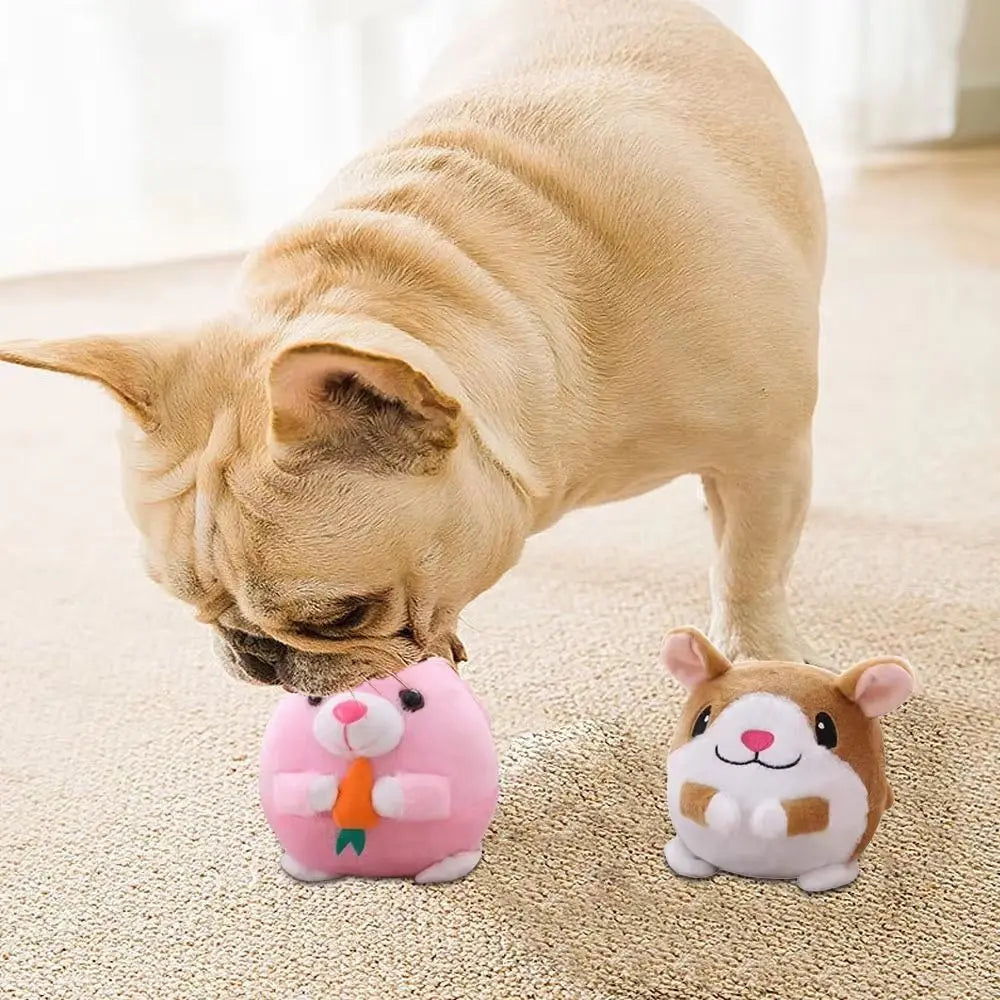 Interactive Singing Plush Dog Toy with Bouncing Motion