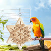 Juguete Natural de Madera para Forrajeo y Masticación de Loros