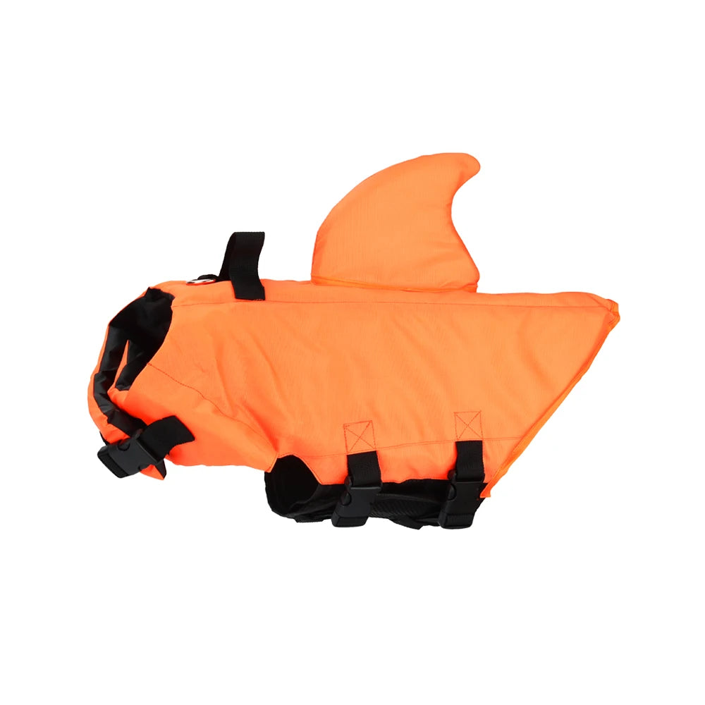 Orange Hundes lifesaving Jacke für Schwimmen oder Wasseraktivitäten
