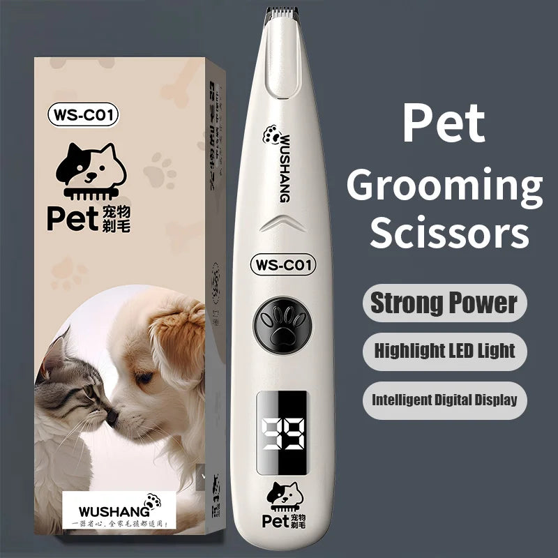 LED Pet Grooming Trimmer for Dogs and Cats