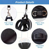 Details of an escape-proof cat harness and leash set featuring a heavy-duty buckle and adjustable design.