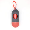 Capsule-Shaped Dog Waste Bag Dispenser with Clip