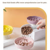 Ceramic Elevated Cat Bowl with Slow Feeder Design