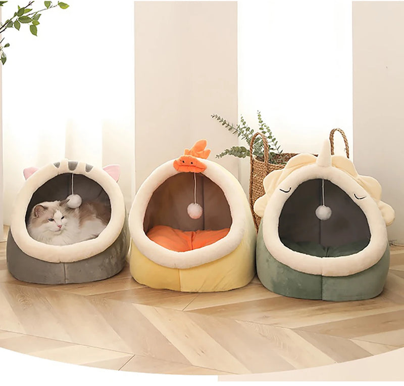 Coussin de Lit pour Animaux de Compagnie Mignon avec Coussinet Amovible