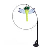 Interactive Feather Cat Teaser Wand with Suction Cup Base