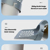 Cat Litter Scoop with Integrated Waste Bag Holder