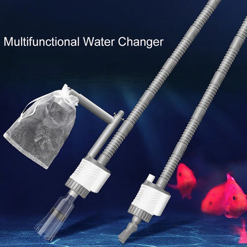 Elektrische Aquarium-Wasserwechsel-Pumpe & Kiesreiniger