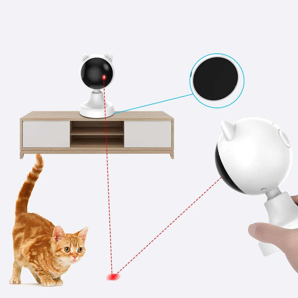 Automatic Laser Cat Toy with Motion-Activated Play