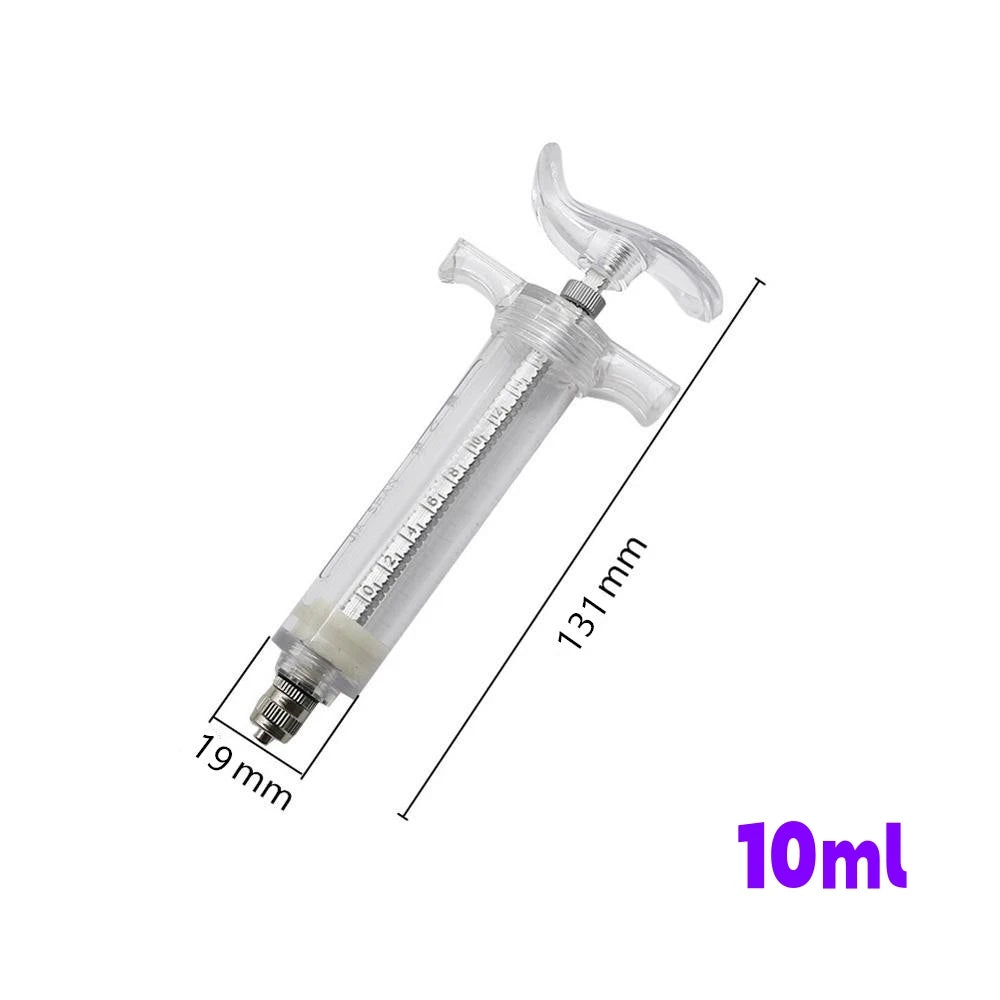 Manual Bird Feeding Syringe with Stainless Steel Elbow Tube