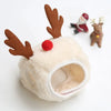 Christmas Pet Hat and Bandana Set for Cats and Small Dogs