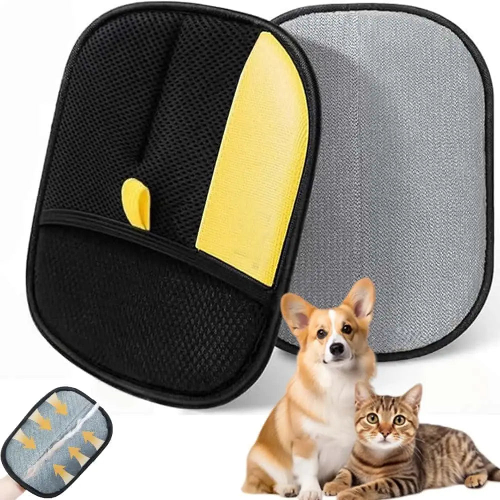 Reusable Pet Hair Removal Glove for Cats and Dogs