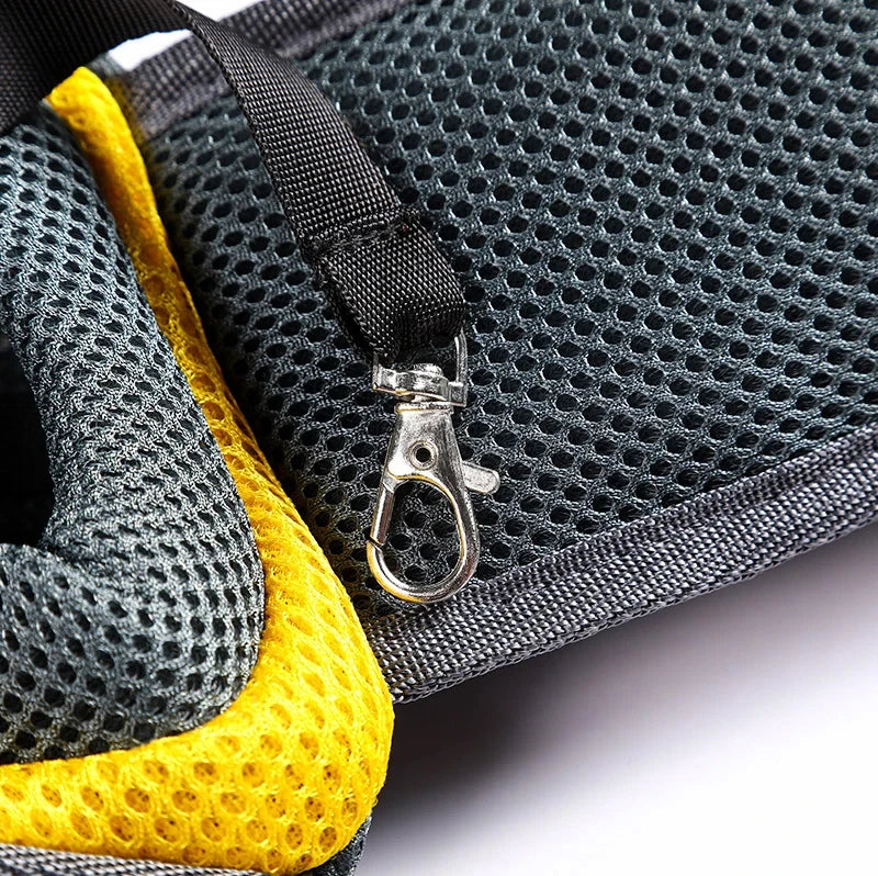 Breathable Mesh Dog Carrier Sling Backpack for Outdoors