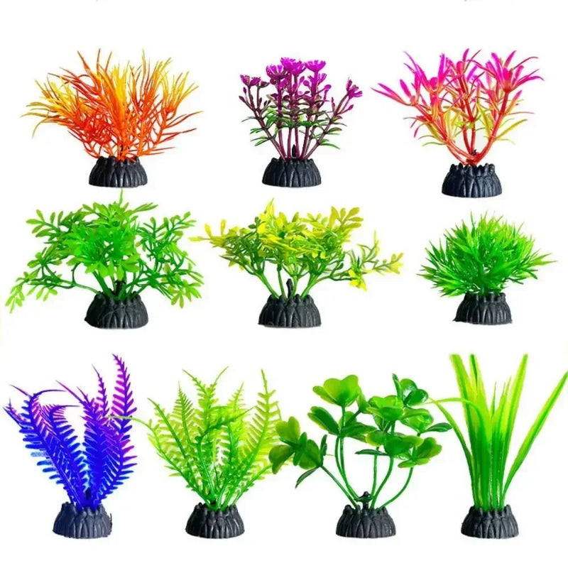 Künstliche Aquarium-Pflanzen aus PVC